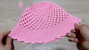Chic Crochet Hollow Sun Hat Pattern For Summer Fun