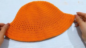 Lightweight Crochet Summer Bucket Hat For Warm Weather