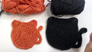 Adorable Crochet Cat Coasters Pattern For Your Coffee Table