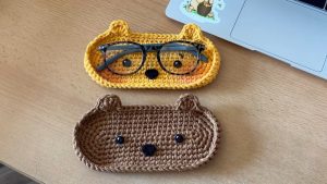 Handmade Crochet Bear Glasses Holder For Practical Charm