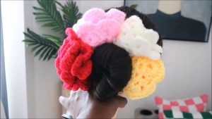 Crochet Rose Hair Tie Pattern a Floral Twist For Every Hairstyle
