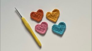 How to Crochet Little Hearts For Charming Home Decor