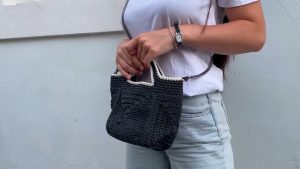 Colorful Crochet Granny Square Bag For Any Outfit