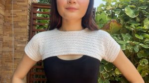 Crochet Short Sleeve Shrug Tutorial 1