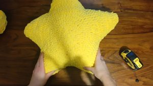 Crochet Star Pillow Easy Step by Step Tutorial 1