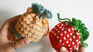 Unique Crochet Mini Pouch For Organizing Small Treasures