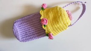 Charming Crochet Flower Bottle Cover Pattern For Every Occasion