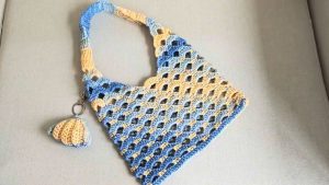 Lovely Crochet Shoulder Bag For Daily Fashion