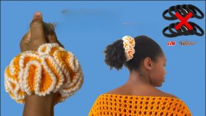 Classy Crochet Scrunchie To Instantly Upgrade Your Hair Game