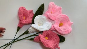 Handmade Crochet Calla Lily That Blooms Forever