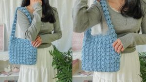 Chic Crochet Mesh Heart Bag That’s Perfect For Sweet Outings