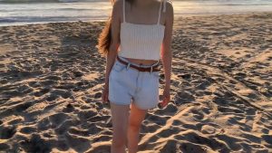 Soft Crochet Tube Top with Tie Straps For Seasonal Charm