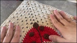 Charming Crochet Ladybug Bandana For A Playful Look