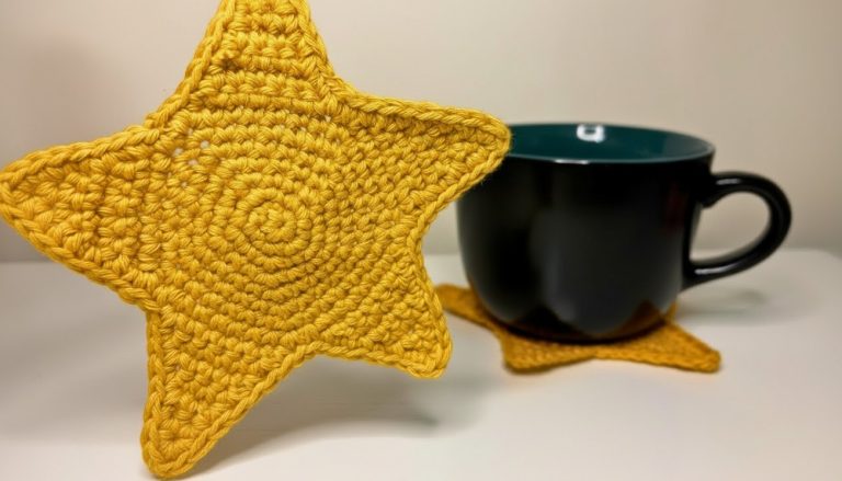 Crochet Star Coaster Tutorial 1