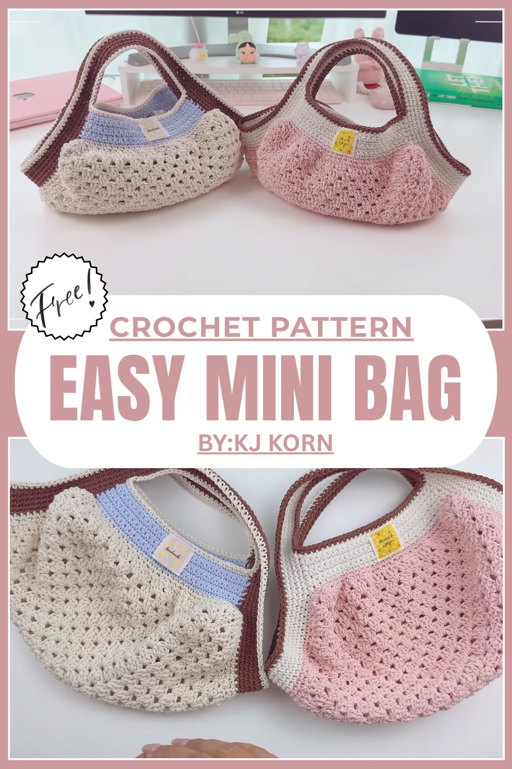 Easy Crochet Mini Bag Tutorial