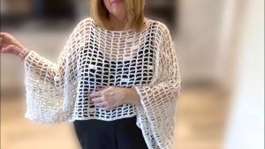 How To Crochet Mesh Summer Top That Fits Beautifully