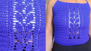 Elegant Crochet Halter Top Pattern For A Breezy Look