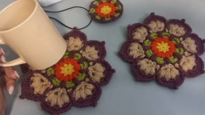 Playful Crochet Mandala Coaster To Lift Your Kitchen Mood