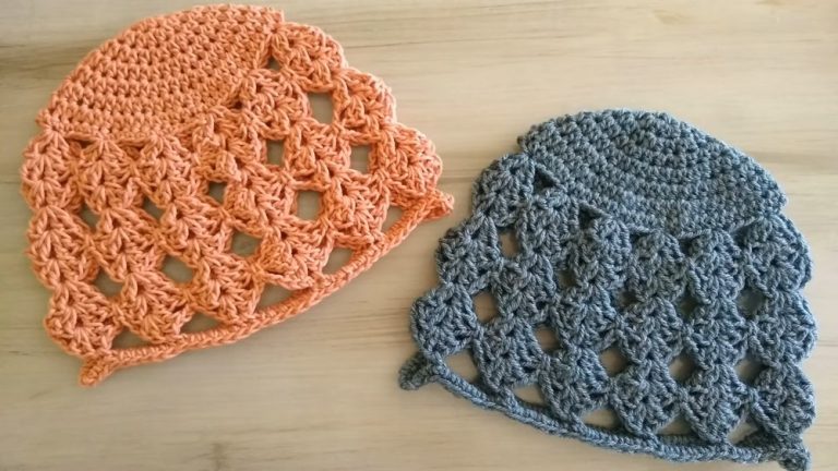 Crochet Lace Hat Pattern 1