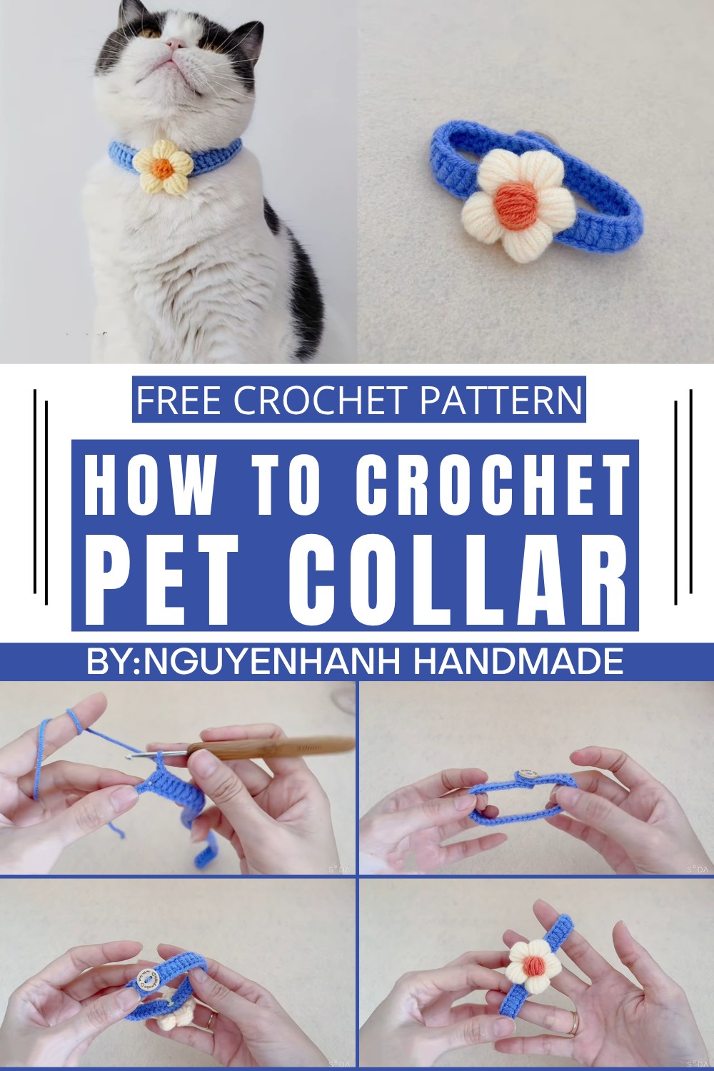 Crochet Pet Collar