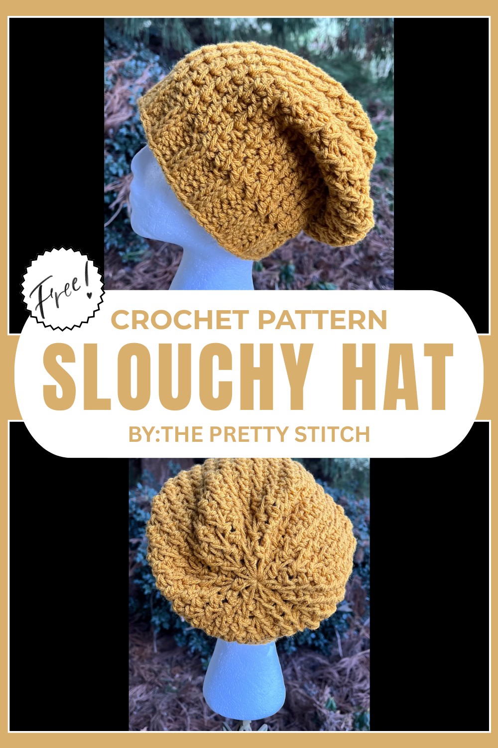 Crochet Slouchy Hat Tutorial