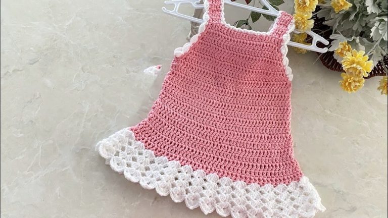 Crochet Summer Baby Dress 1