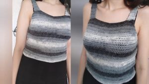 Easy Crochet Crop Top Tutorial 1
