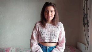 Easy Crochet Mesh Top 1