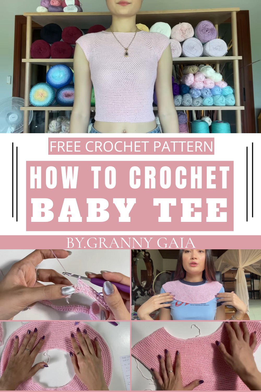 Crochet Baby Tee Tutorial