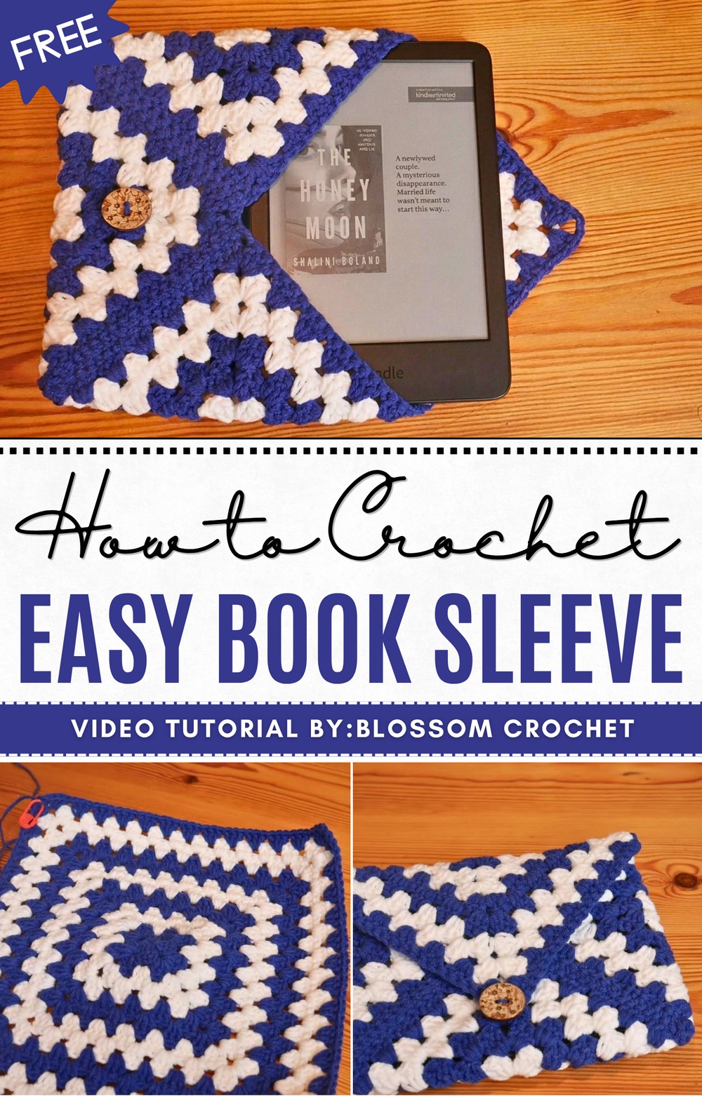 Crochet Book Sleeve Pattern