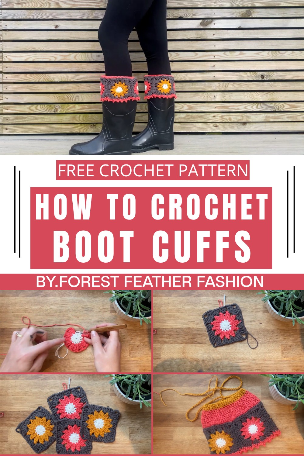 Crochet Boot Cuffs