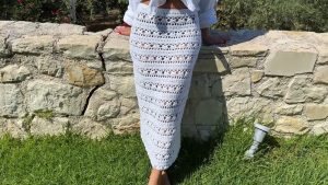 Crochet Maxi Skirt Tutorial 1