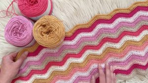 How To Crochet A Ripple Blanket 1