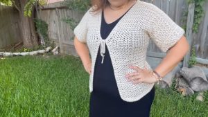 Summer Crochet Cardigan Tutorial 1
