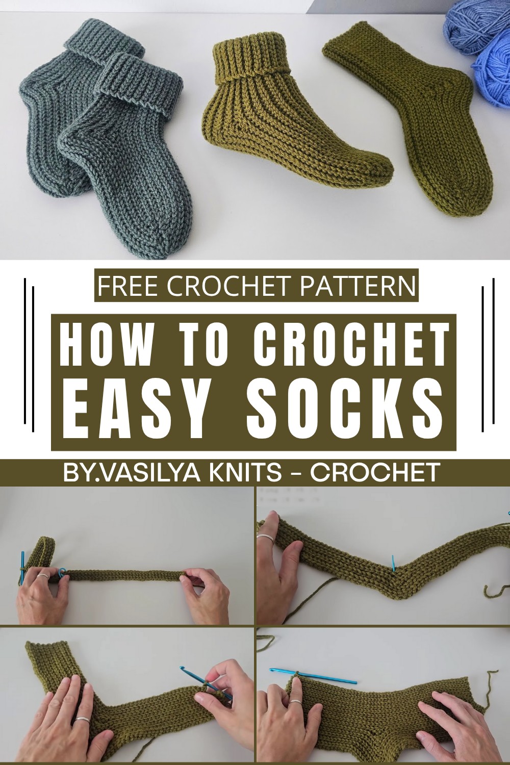 Easy Crochet Socks