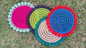 How To Make Easy Crochet Placemat Pattern 1