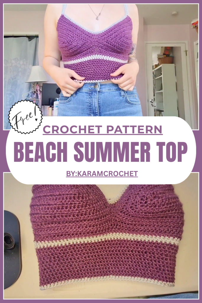 Lightweight Crochet Beach Summer Top Pattern For Hot Days - Crocht Art