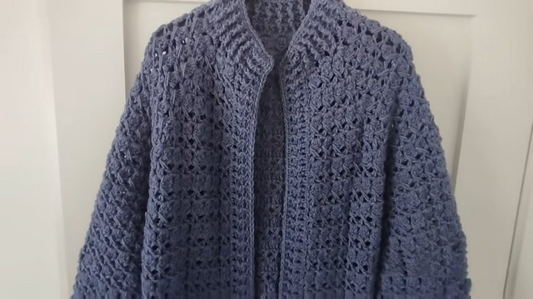 How To Crochet A Long Fall Cardigan 2