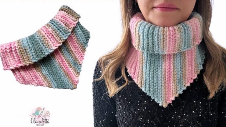 Easy Crochet Cowl Pattern 1