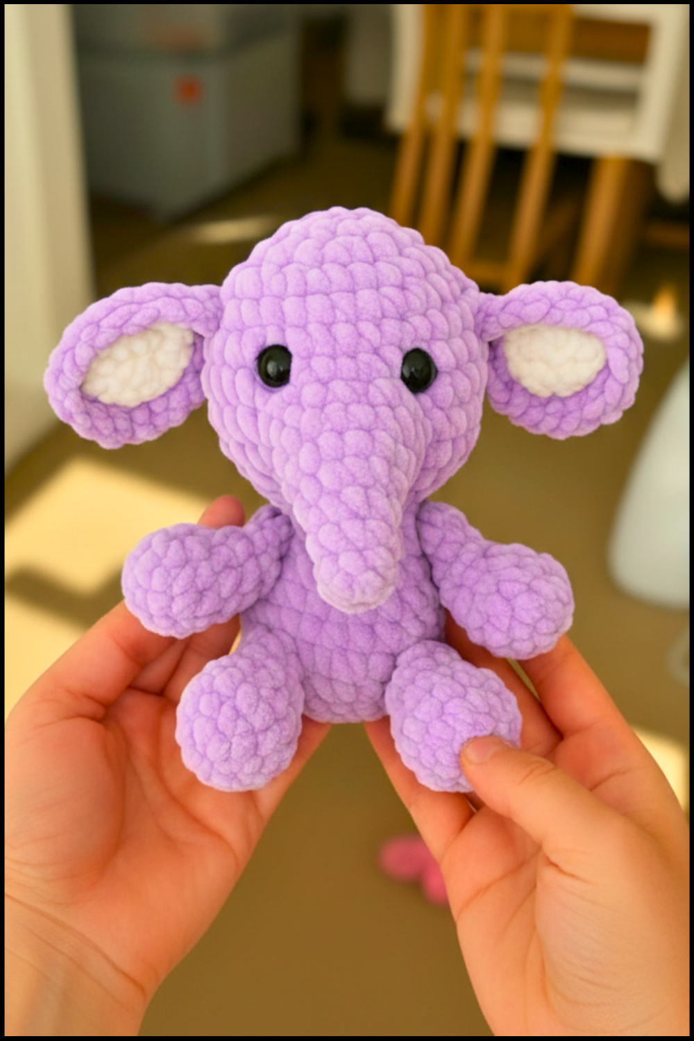 Heartwarming Crochet Elephant Pattern for Kids’ Room