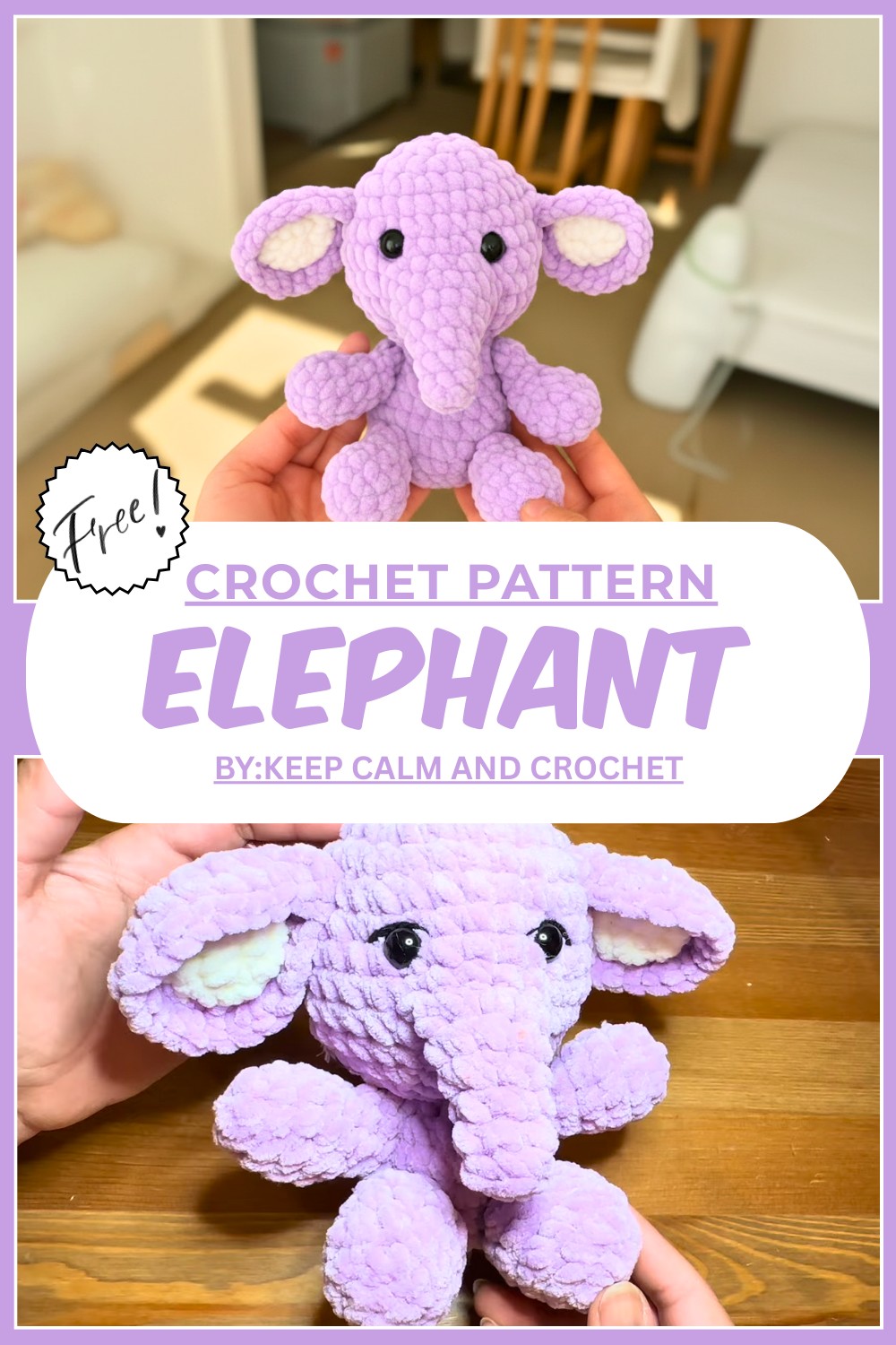 Crochet Elephant Pattern
