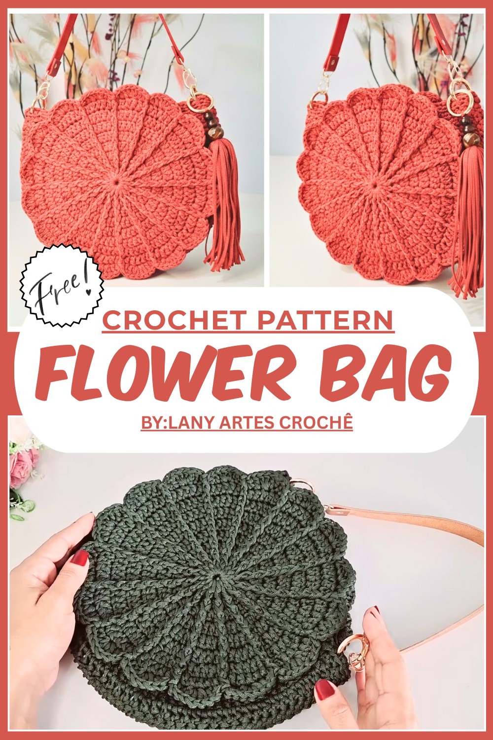 Crochet Flower Bag Pattern