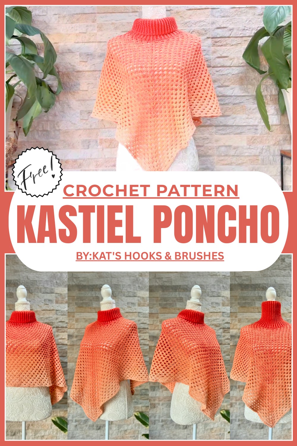 Crochet Kastiel Poncho Pattern