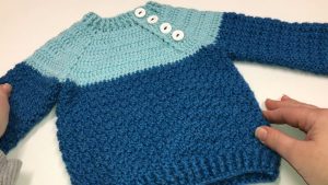 Crochet Pullover Sweater For Baby 3