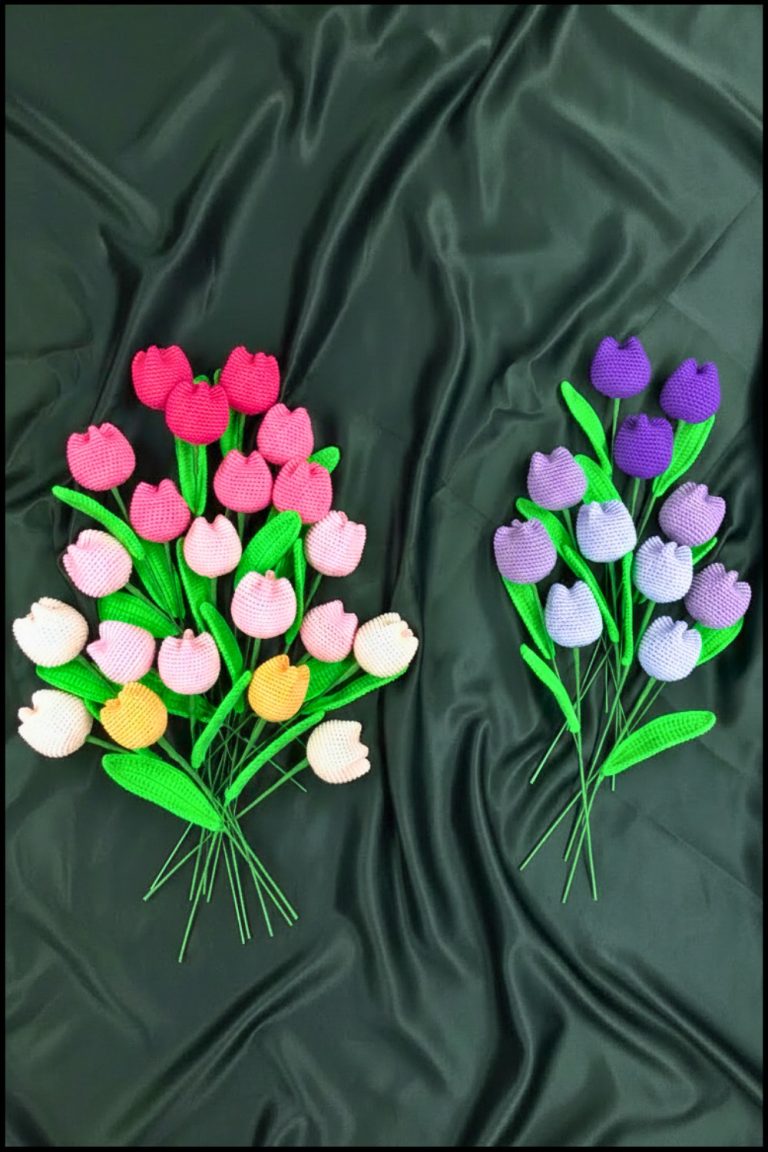 Crochet Tulip Bulb Tutorial 2