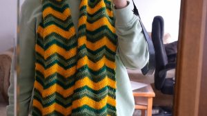 Crochet Wavy Scarf Pattern 1
