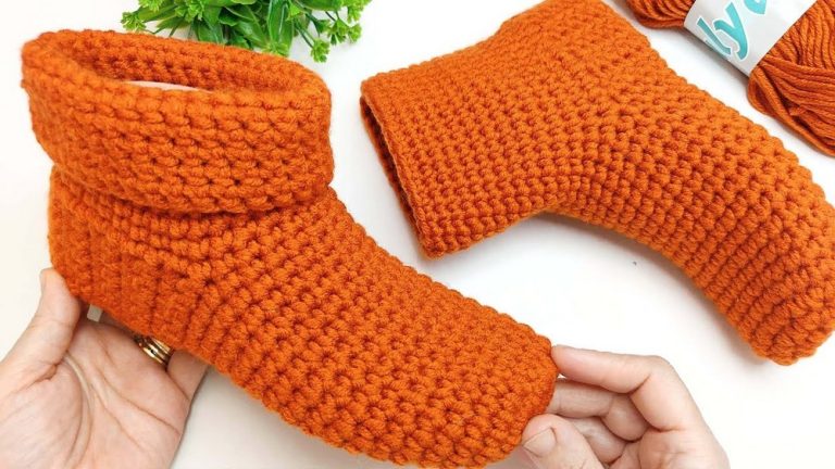 Easy And Quick Crochet Half Boot 1