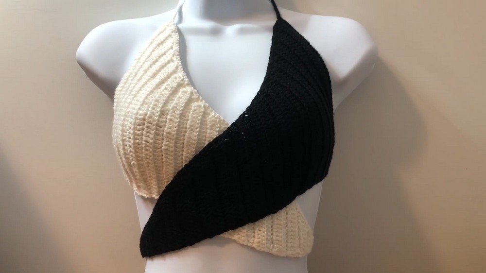 Easy Crochet Crop Top Pattern 1