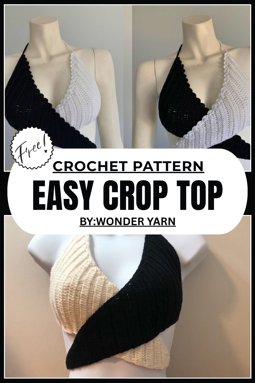 Easy Crochet Crop Top Pattern