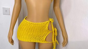How To Crochet Mesh Skirt 1